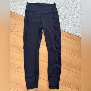 Black Lululemon High-Waisted Leggings